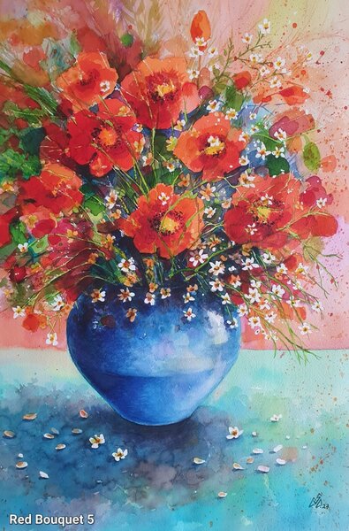 Tablouri picturi cu flori.